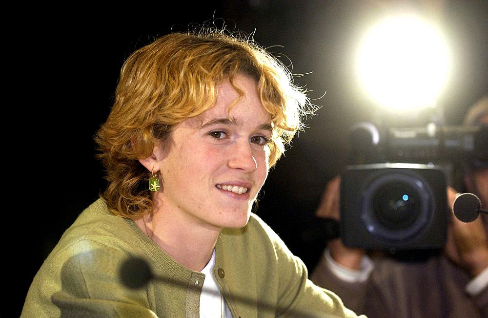 Canadian cyclist Genevieve Jeanson is seen during a press conference, 17 November 2003, in Montreal in which she reiterated she has never taken prohibited substances to better her performance in sports.