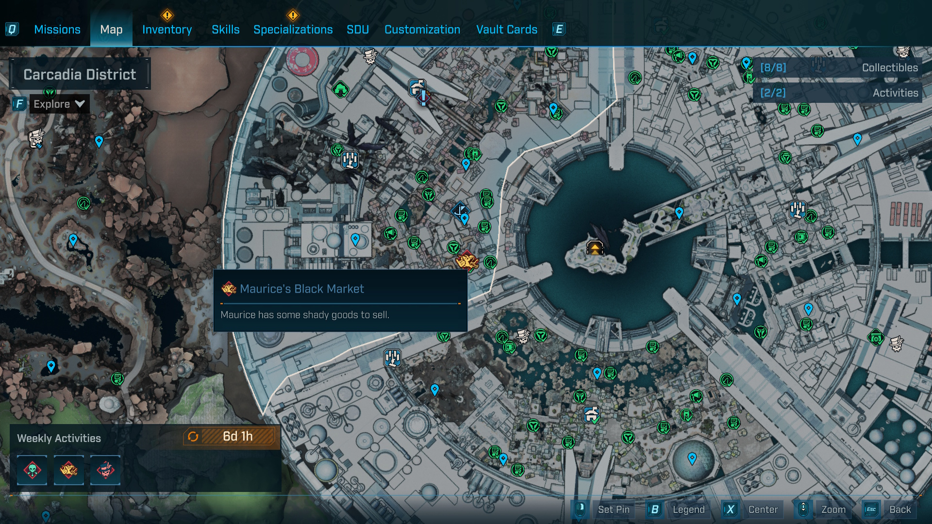 Borderlands 4 black market vending machine location map - Double Tap
