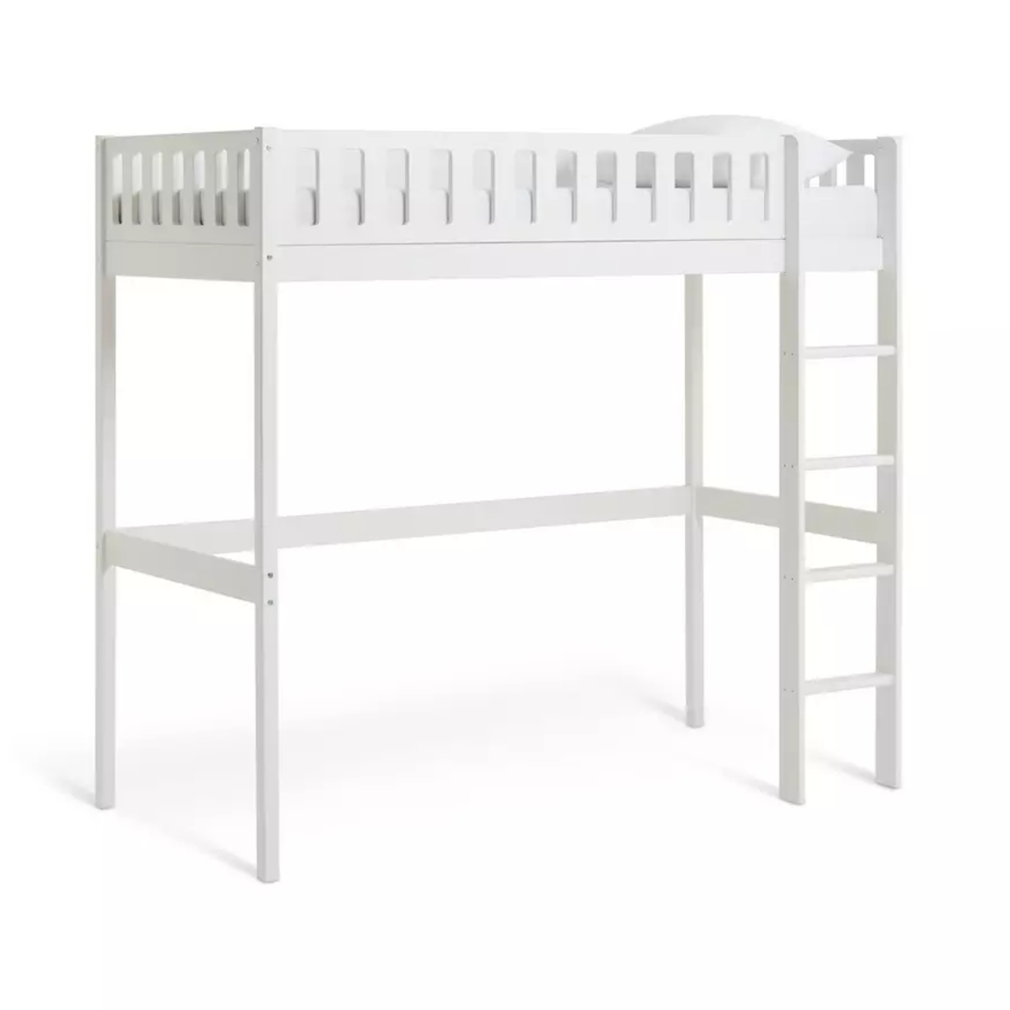 Habitat Ronnie High Sleeper Single Bed Frame - White
