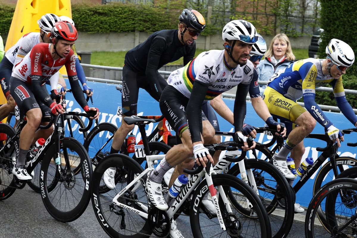 De Brabantse Pijl - La Fleche Brabanconne 2022 - 62nd Edition - Leuven - Overijse 205,1 km - 13/04/2022 - Julian Alaphilippe (FRA - Quick-Step Alpha Vinyl Team) - photo Tim van Wichelen/CV/SprintCyclingAgency&Acirc;&copy;2022