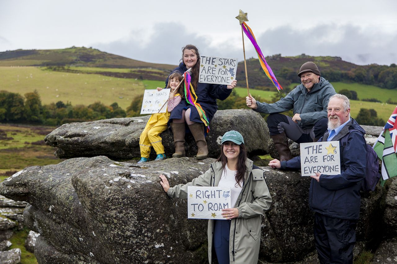 Dartmoor protest Oct 2024