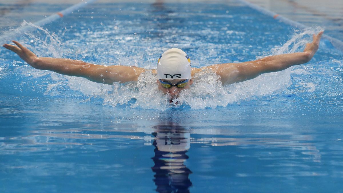 Ukrainian paralympic national swimmer Oleksii Virchenk