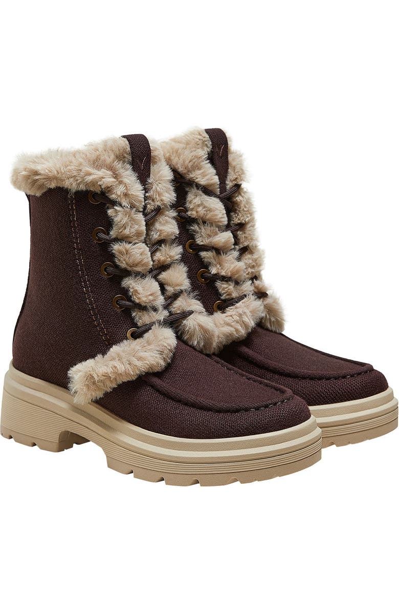 Faux Fur Water-Repellent Lightweight Warm Boots