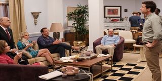 Jessica Walters as Lucille Bluth, Jeffery Tambor as George Bluth, Will Arnett as Gob Bluth, David Cr