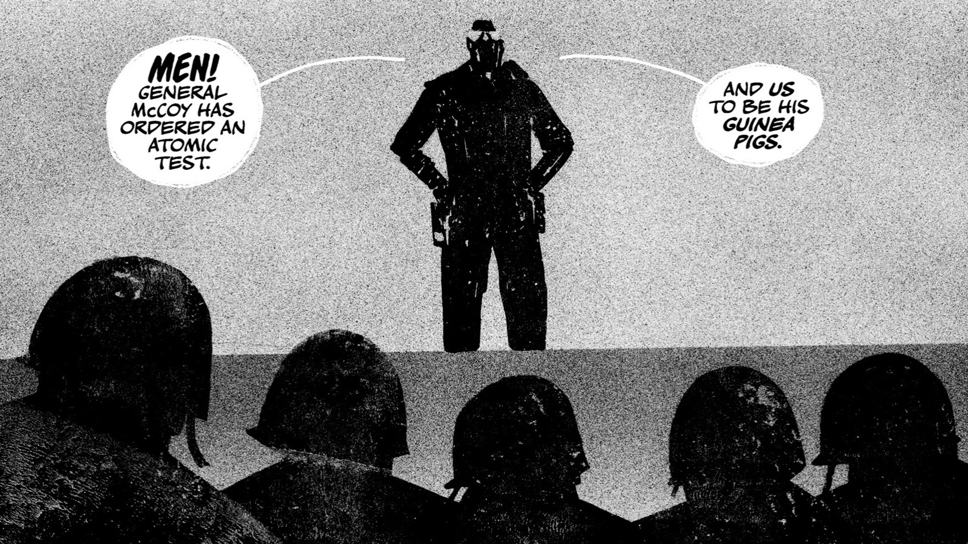 News From The Fallout panel from Image Comics