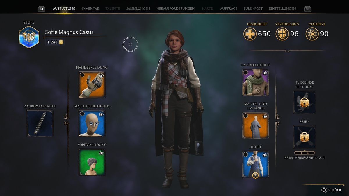 Hogwarts Legacy Outfit &auml;ndern