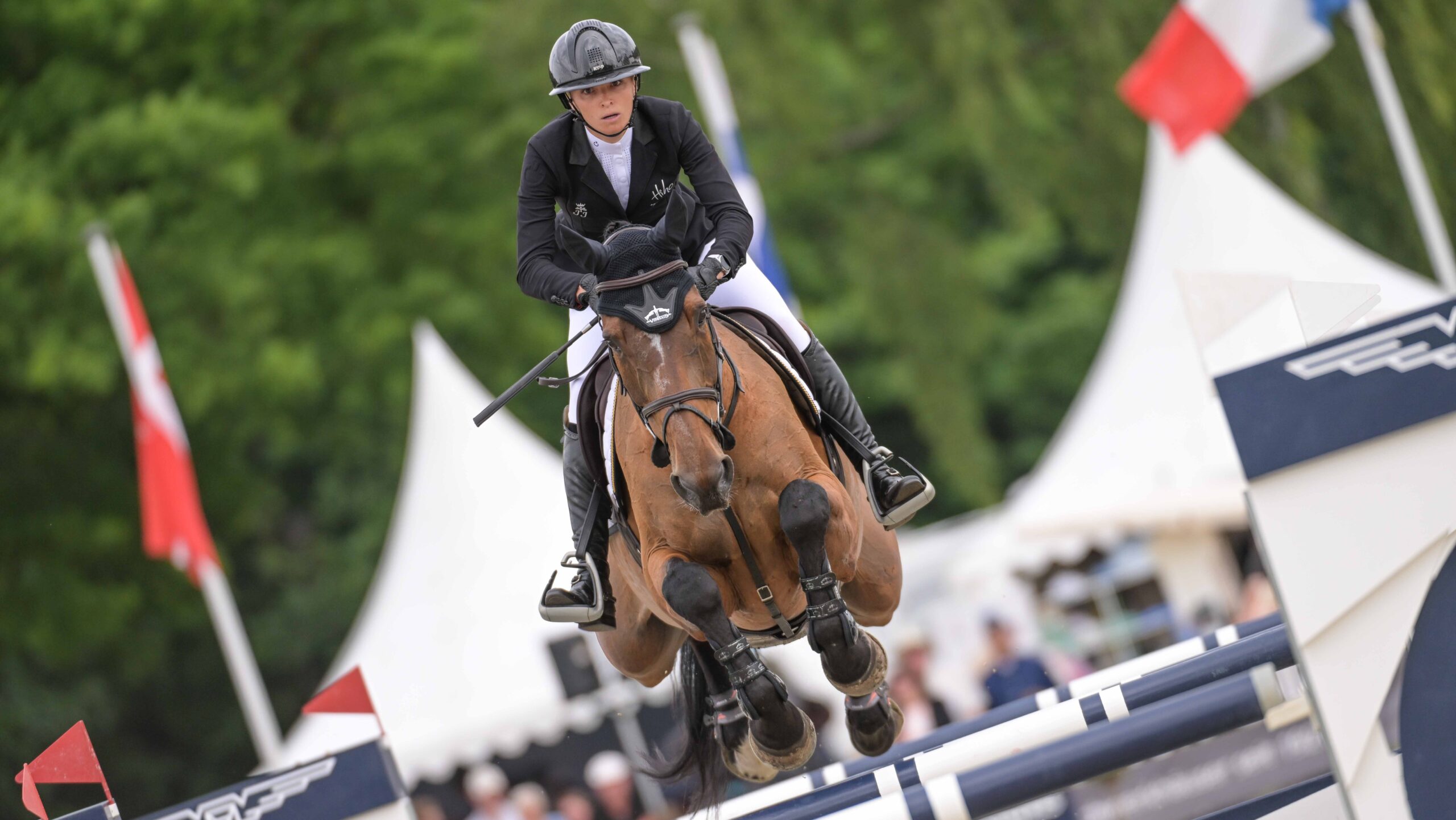 Pictured Emily King and Valmy Biats, who finished second in the CCI5* Luhm&amp;uuml;hlen Horse Trials results.