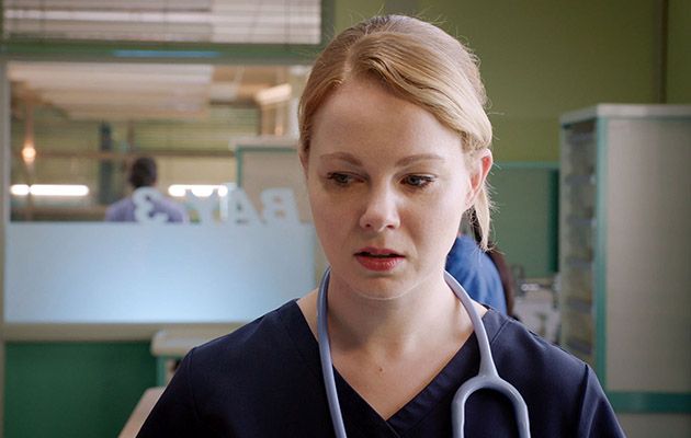 Amy Lennox plays Chloe in Holby City