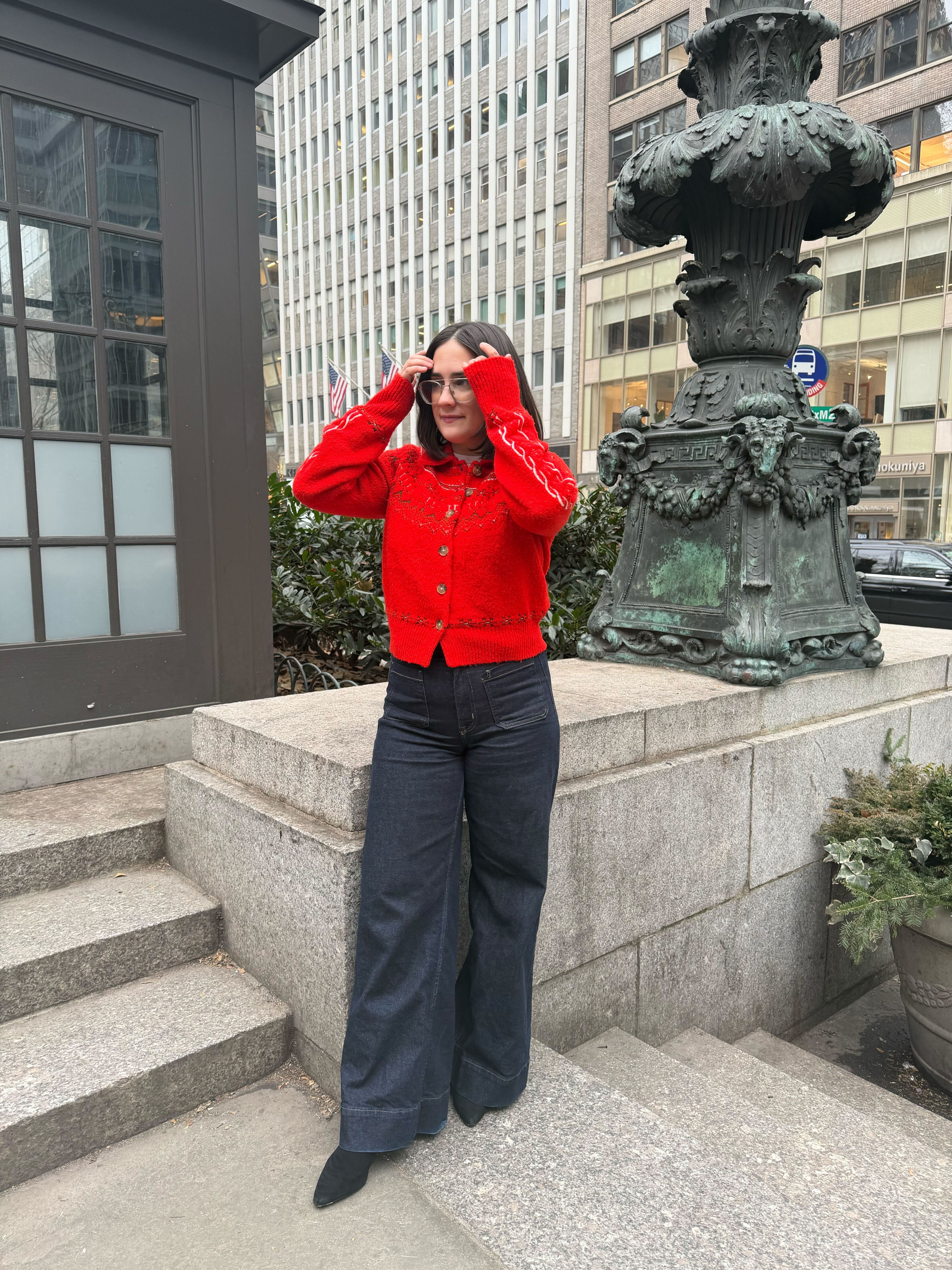 Julia Marzovilla tests the Guest in Residence Sweater