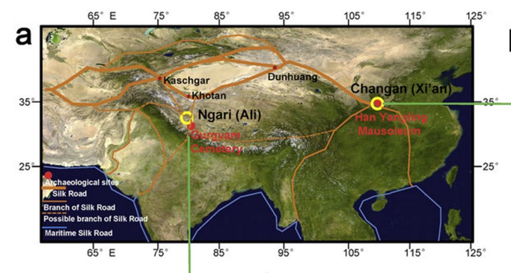 Tibet Silk Road map