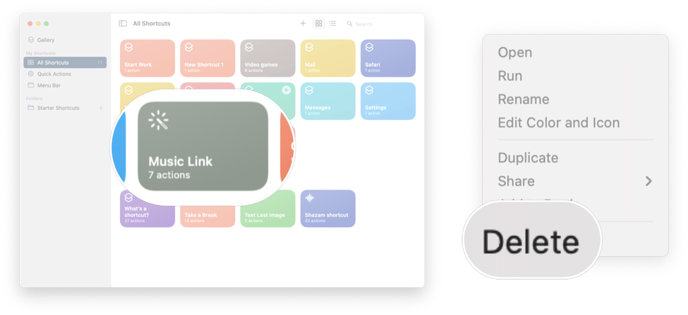 How To Delete Shortcut On Mac