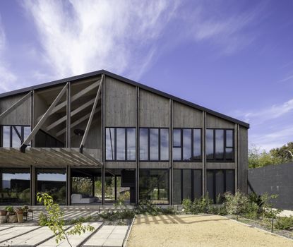 timber structure Chilean holiday home