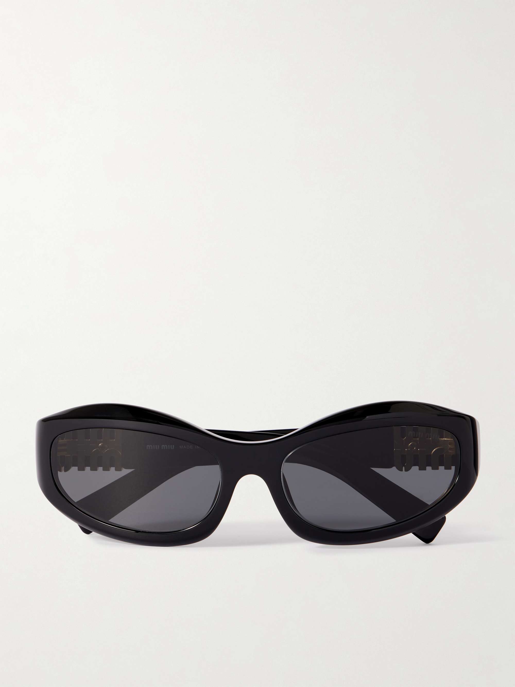 Glance of D-frame Acetate Sunglasses