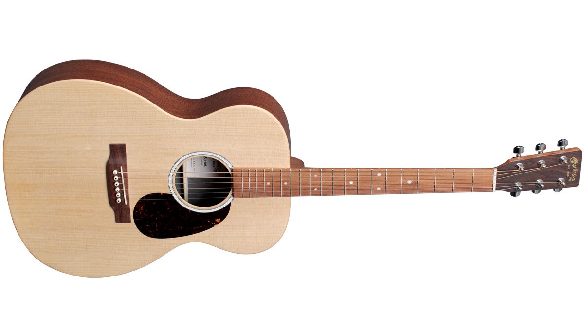 Martin 000-X2E with figured mahogany HPL back and sides, solid Sitka Spruce top. Price $799
