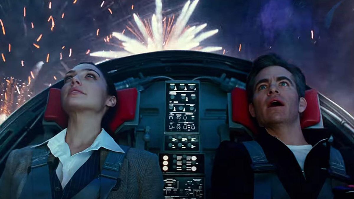 Gal Gadot and Chris Pine in &quot;Wonder Woman 1984.&quot;