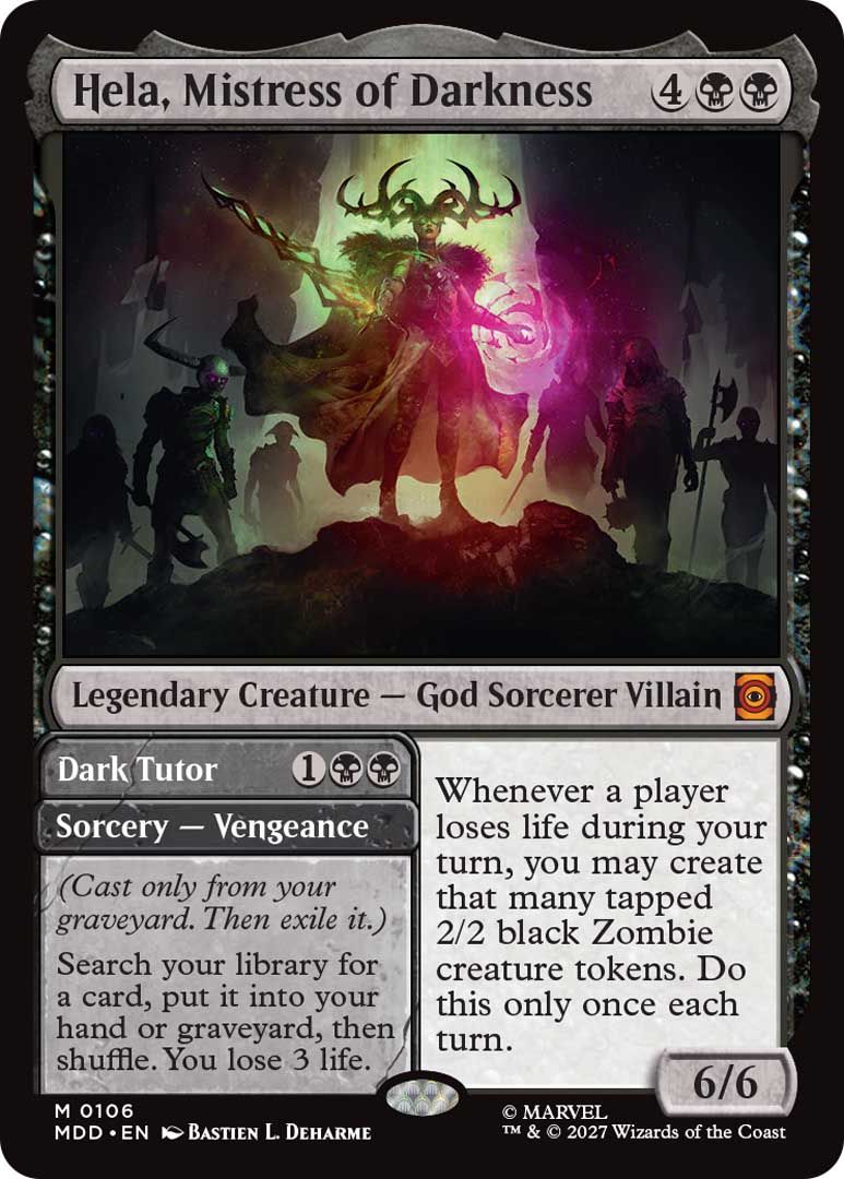 MTG Darkhold Destiny cards on a plain background