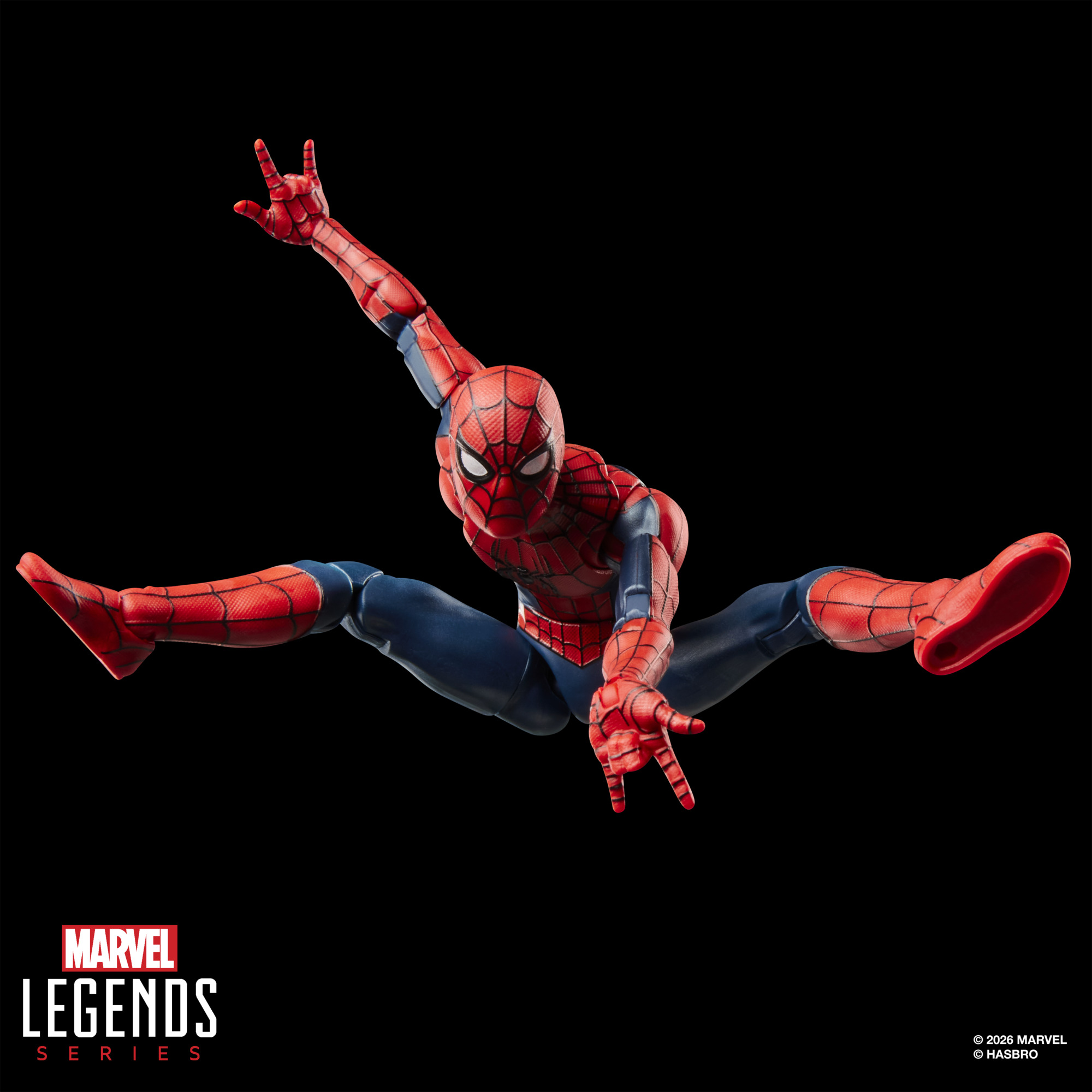 Spider-Man: Brand New Day action figure against a dark background