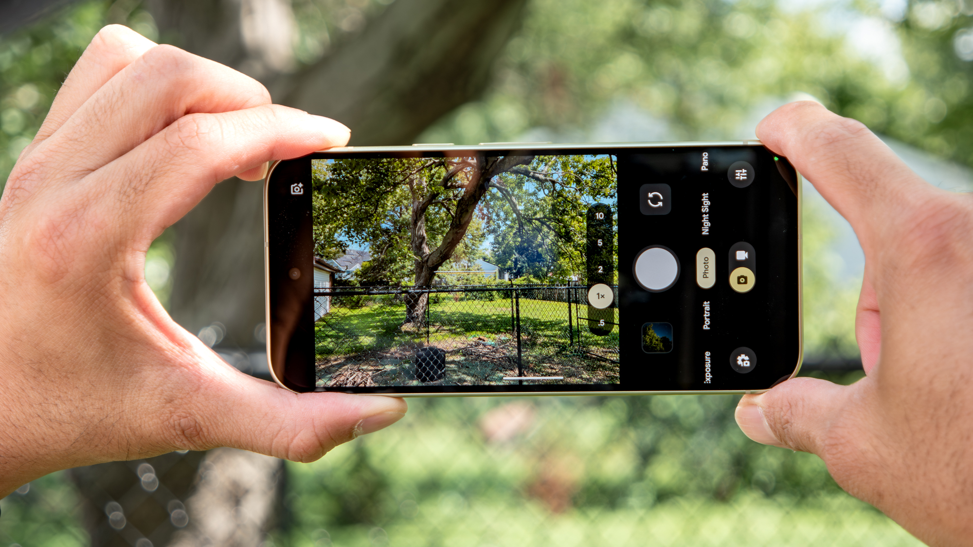 Google Pixel 11 used to take a photo.