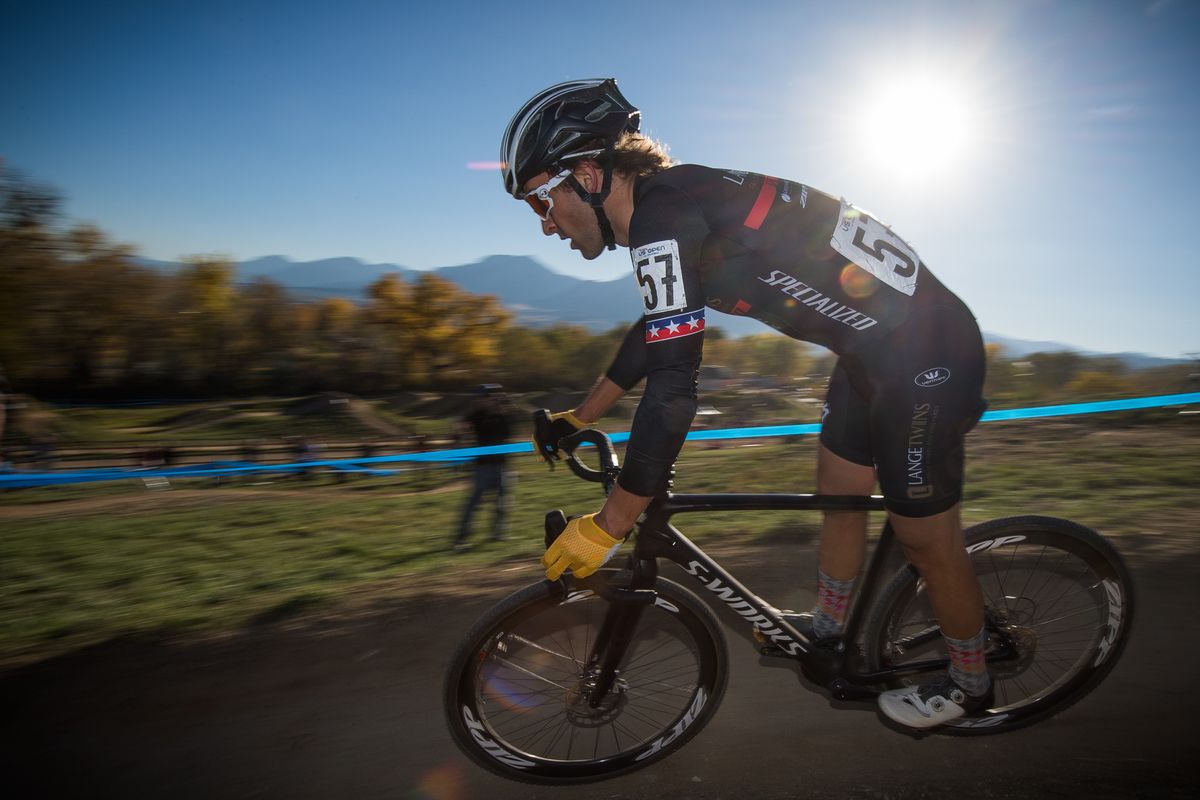 Cody Kaisar at the US Open of Cyclo-cross