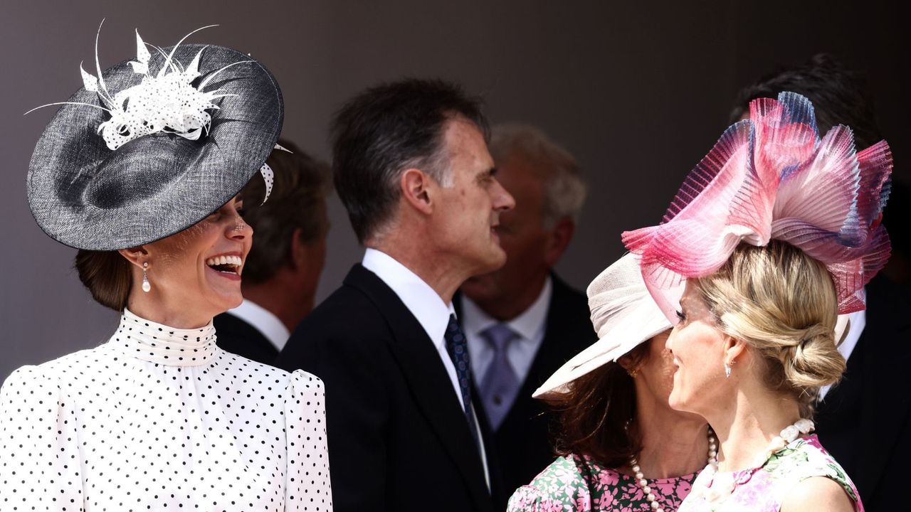 Princess Catherine and Duchess Sophie matched their looks as they stepped out for an engagement in Windsor for senior royals