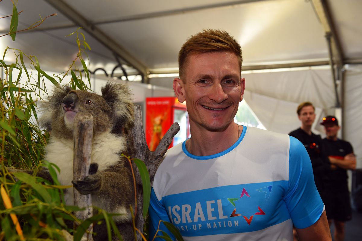 Andre Greipel with a koala