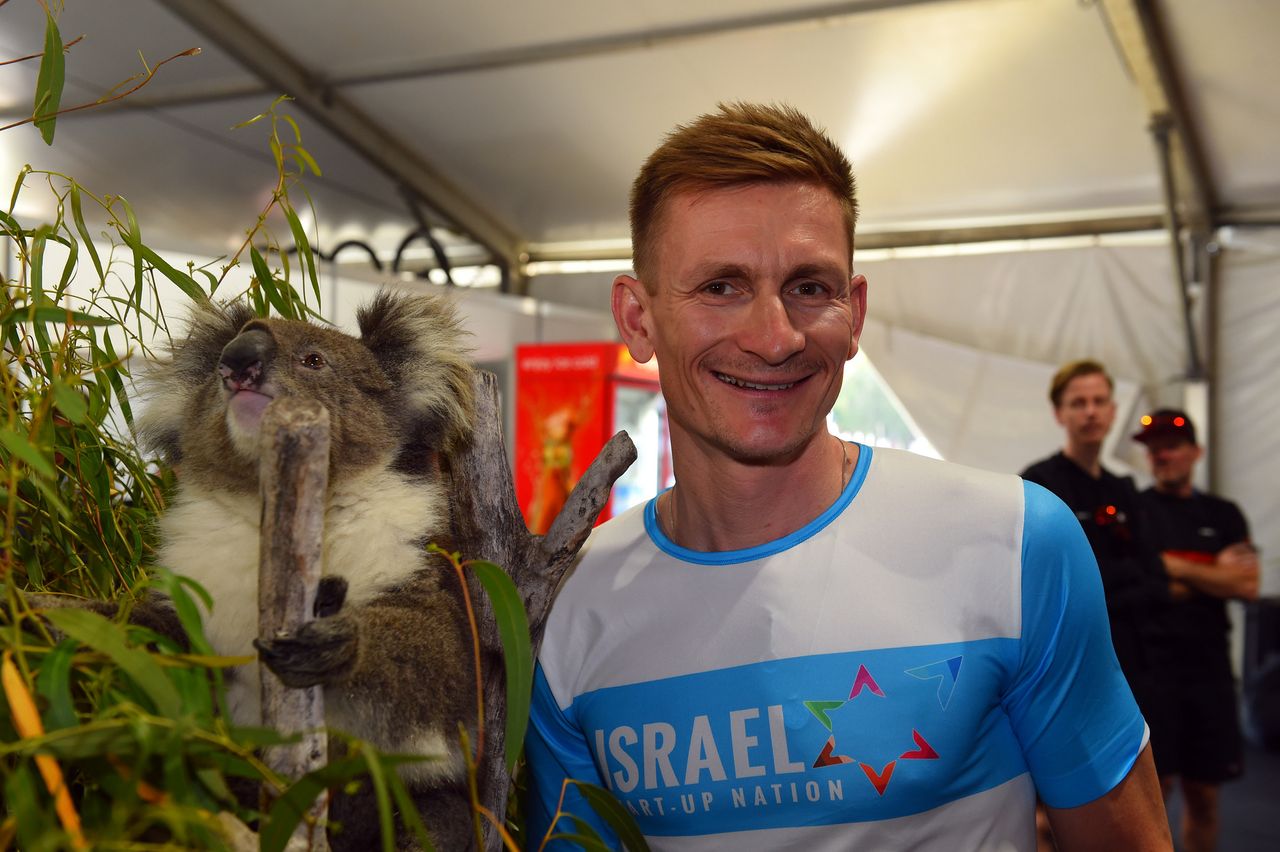 Andre Greipel with a koala