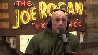 Joe Rogan talks to The Rock about being a heel on his podcast.