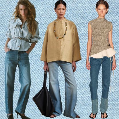 Models wearing jeans.