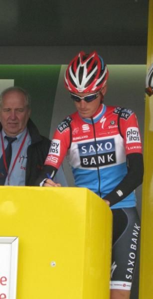 Andy Schleck (Saxo Bank) signs on