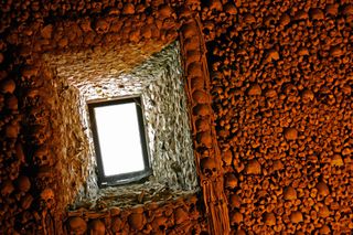 Built by Franciscan monks between 1460 and 1510, the chapel of bones is constructed from the bones of thousands of people.