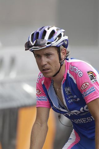 Damiano Cunego (Lampre) was aggressive again, but did not have enough for a stage win.