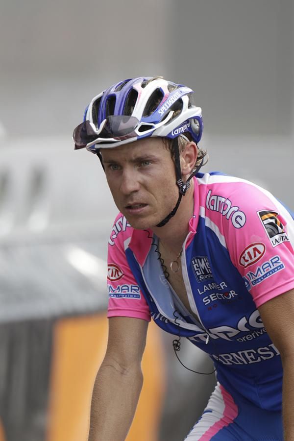 Damiano Cunego (Lampre) was aggressive again, but did not have enough for a stage win.