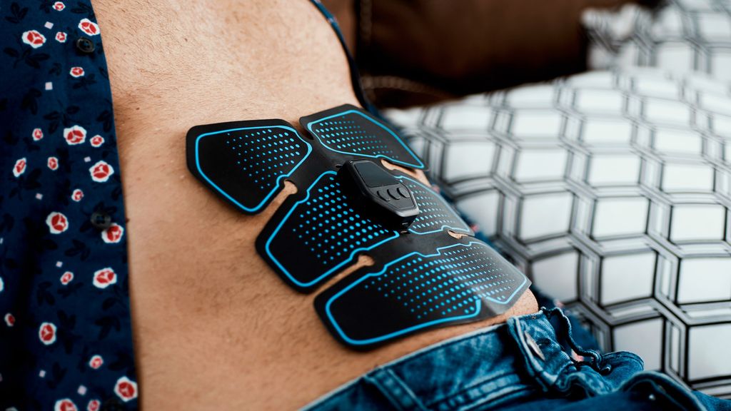 Science says electric muscle stimulation belts can work, but they won’t