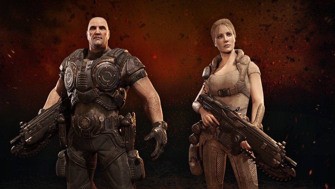 Gears of War: Reloaded Adam Fenix and Anya skins