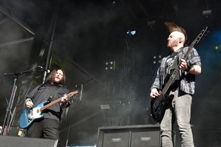 (L-R) Shaun Morgan and Dale Stewart of Seether