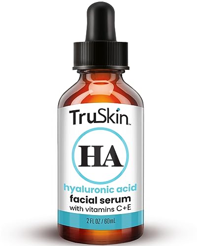 Truskin Hyaluronic Acid Serum for Face for Hydrated, Plumper Skin, 2 Fl Oz