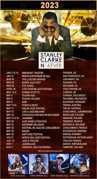 Stanley Clarke 2023 4Ever tour dates