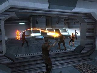 A myriad of force powers were at the player's disposal in KOTOR.