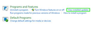 Windows view installed apps