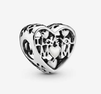 I Love You Mum Heart Charm - was £35, now £22