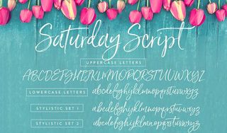 Pretty fonts: Saturday Script