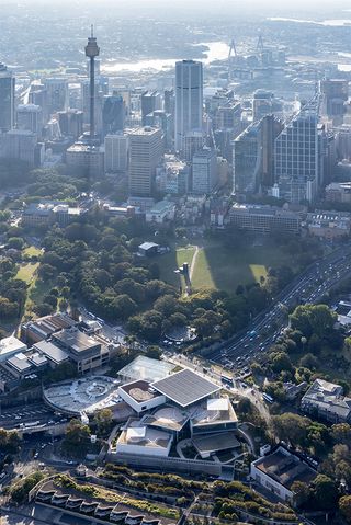 Sydney Modern opens, here seeing aerial shot