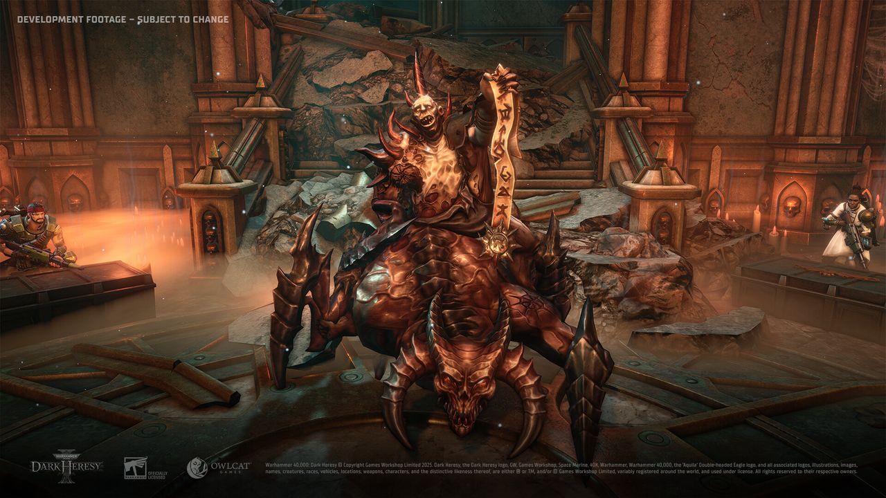 chaos monster spider lady in 40k dark heresy