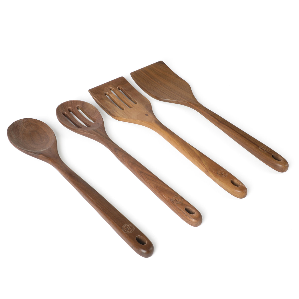Martha Stewart Bainford 4-Piece Wooden Kitchen Tool Set - Olive &amp;amp; Reviews | Wayfair