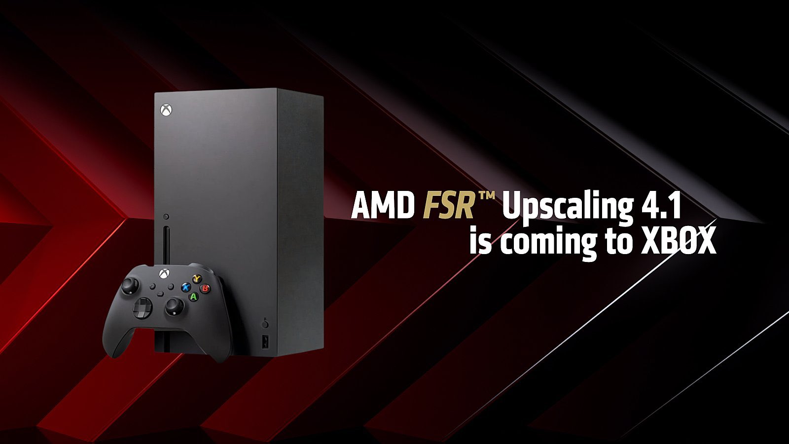 AMD confirms FSR upscaling 4.1 is coming to Xbox Series X|S and both Xbox Ally models. 