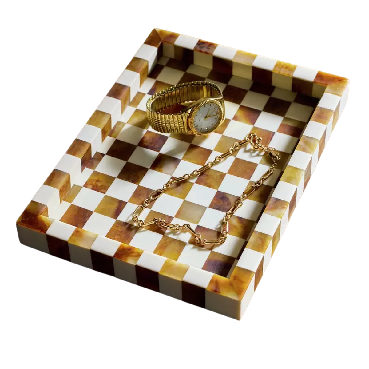 Checkered Trinket Tray