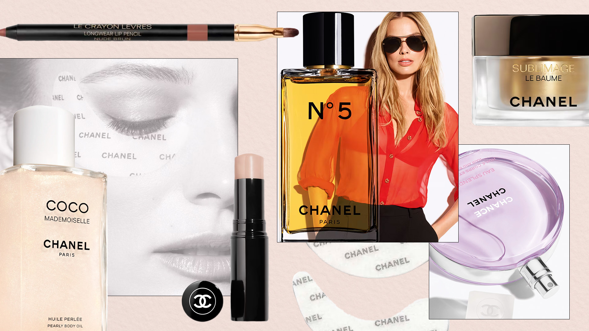 Collage Image of Spring Beauty Products From Chanel