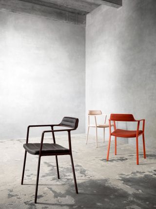 Three chairs designed by Bahraini-Danish for Vipp