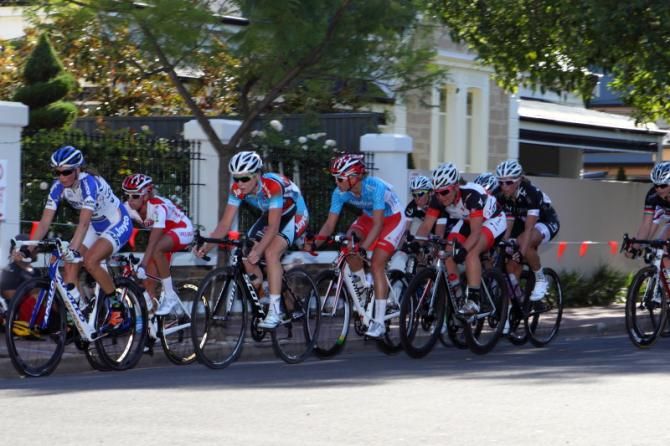Wells sat in the bunch, happy that she had a teammate and Whitburn up the road-neither could win the series
