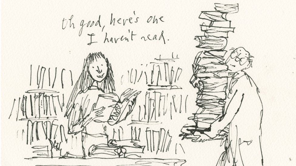 Matilda was always transported away by a good book